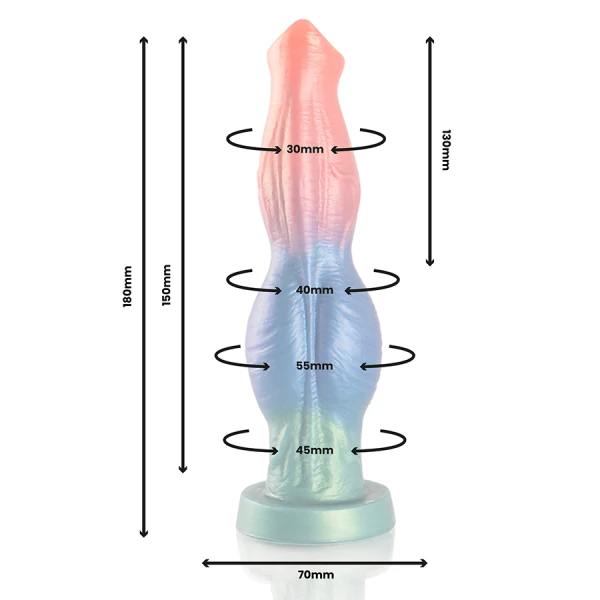 Epic Cybersilicock Arion Dildo mit Fernbedienung, wiederaufladbar
