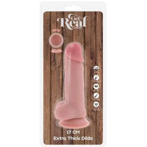 GET Real Deluxe Realistische Dildo met Ballen Extra Dik 17 cm GET Real Deluxe Realistische Dildo met Ballen Extra Dik 17 cm - Afbeelding 4