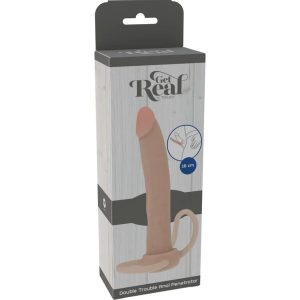 GET Real ToyJoy Double Trouble Anaaldildo van siliconen 16 cm GET Real ToyJoy Double Trouble Anaaldildo van siliconen 16 cm - Afbeelding 4