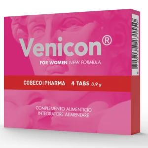 Cobeco Pharma Venicon Libido-Ergänzungsmittel für Frauen, 4 Kapseln