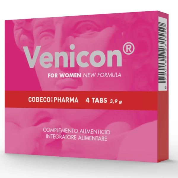 Cobeco Pharma Venicon Libido-aanvulling voor vrouwen, 4 capsules