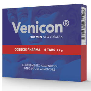 Cobeco Pharma Venicon für Männer 4 Tabs – Nahrungsergänzungsmittel für Libido und Erektion Cobeco Pharma Venicon für Männer 4 Tabs – Nahrungsergänzungsmittel für Libido und Erektion – Bild 1