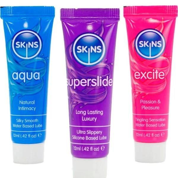 Skins Vital Lubes Kit Glijmiddelset Aqua, Superslide & Excite