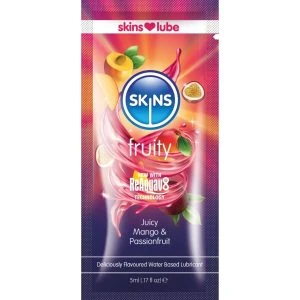 Skins Fruchtiges Wasserbasiertes Gleitmittel Mango & Passionsfrucht