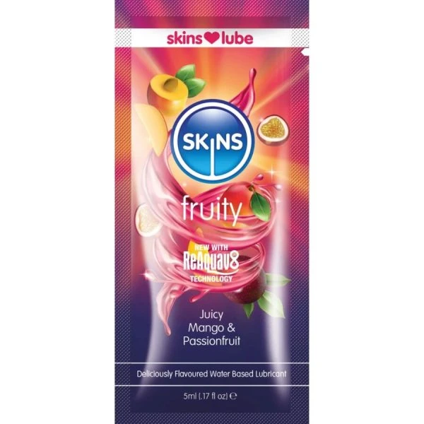 Skins Fruchtiges Wasserbasiertes Gleitmittel Mango & Passionsfrucht