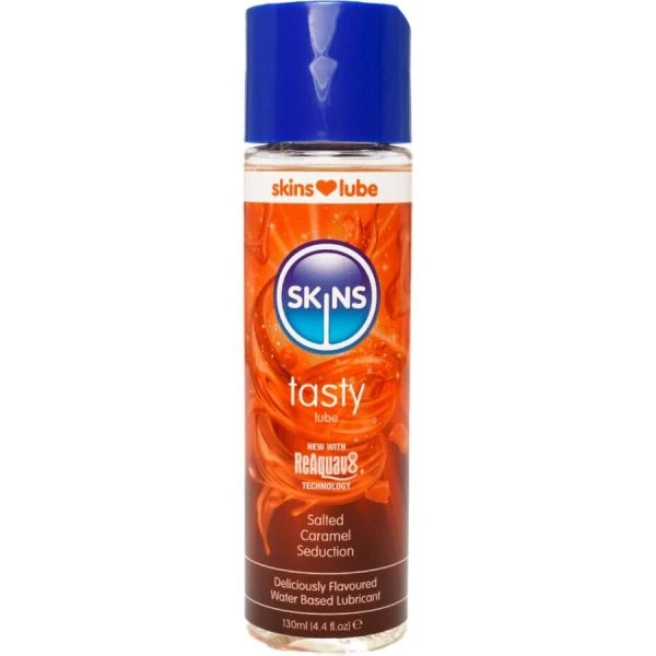 Skins Glijmiddel met gezouten karamelsmaak, op waterbasis