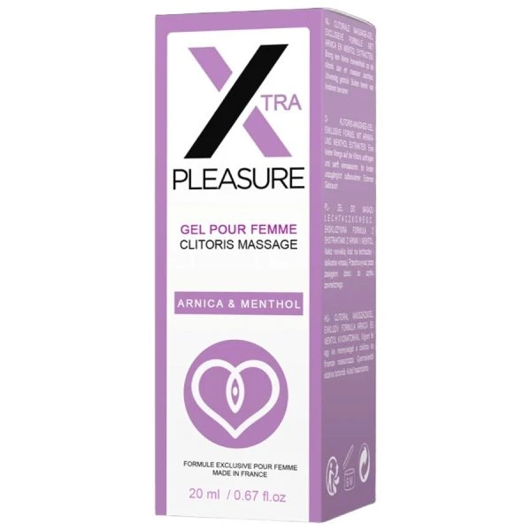 RUF X Genotmassagegel voor de clitoris met arnica en menthol 20 ml RUF X Genotmassagegel voor de clitoris met arnica en menthol 20 ml