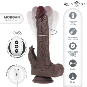 MR. Intense High Tech Morgan – Realistische vibrator-dildo met op-en-neerfunctie, 23 cm MR. Intense High Tech Morgan – Realistische vibrator-dildo met op-en-neerfunctie, 23 cm - Afbeelding 2