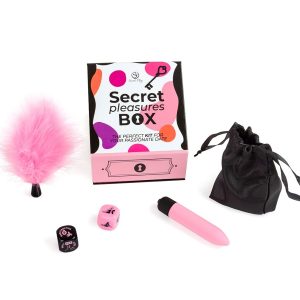 Secretplay 100% Games Vergnügungsbox für Paare mit Würfeln, Vibrator und Feder Secretplay 100% Games Vergnügungsbox für Paare mit Würfeln, Vibrator und Feder – Bild 2
