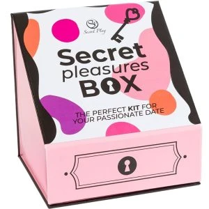 Secretplay 100% Games Plezierbox voor Paren met Dobbelstenen, Vibrator en Veer