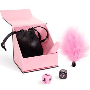 Secretplay 100% Games Vergnügungsbox für Paare mit Würfeln, Vibrator und Feder Secretplay 100% Games Vergnügungsbox für Paare mit Würfeln, Vibrator und Feder – Bild 3