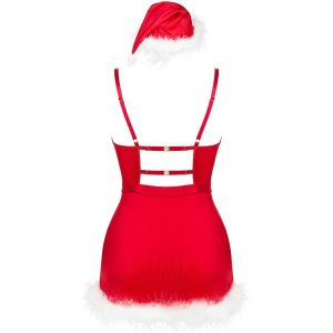 Livco Corsetti Fashion Kerstset Chemise, String en Muts L/XL Livco Corsetti Fashion Kerstset Chemise, String en Muts L/XL - Afbeelding 5