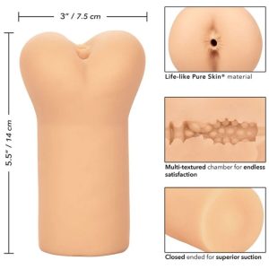 Calexotics Masturbator Boundless Anus-brauen, 14 cm totale lengte Calexotics Masturbator Boundless Anus-brauen, 14 cm totale lengte - Afbeelding 4
