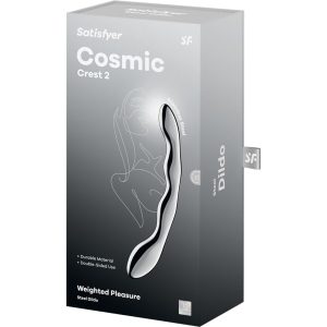 Satisfyer Dildo Cosmic Crest 2 Dubbele Dildo van Roestvrij Staal Satisfyer Dildo Cosmic Crest 2 Dubbele Dildo van Roestvrij Staal - Afbeelding 5