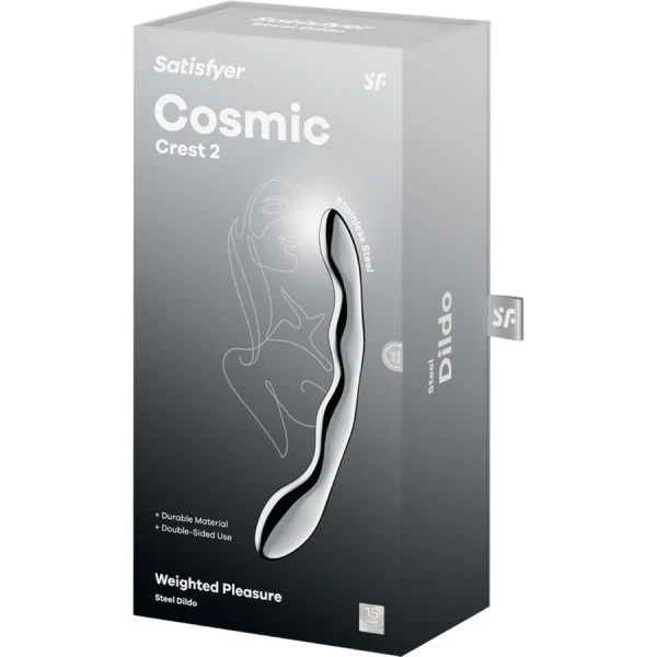 Satisfyer Dildo Cosmic Crest 2 Dubbele Dildo van Roestvrij Staal Satisfyer Dildo Cosmic Crest 2 Dubbele Dildo van Roestvrij Staal