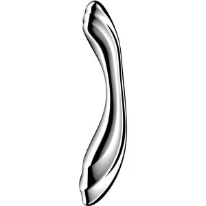 Satisfyer Pure Gravity 2 Roestvrijstalen Dildo met Groeven