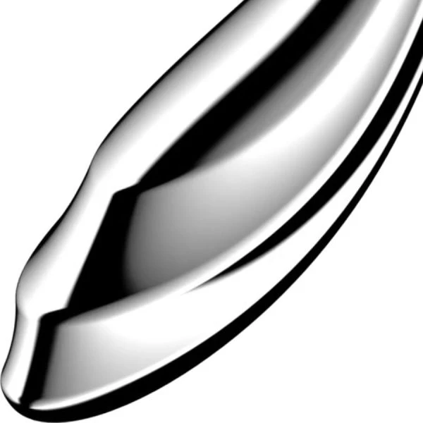Satisfyer Pure Gravity 2 Edelstahl-Dildo mit Rillen