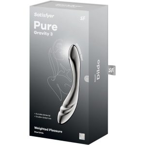 Satisfyer Dildo Pure Gravity 3 Edelstahl Doppelendeller Dildo Satisfyer Dildo Pure Gravity 3 Edelstahl Doppelendeller Dildo - Afbeelding 5