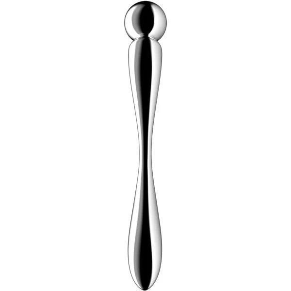 Satisfyer Dildo Star Force 2 Dubbele Dildo van Roestvrij Staal Satisfyer Dildo Star Force 2 Dubbele Dildo van Roestvrij Staal