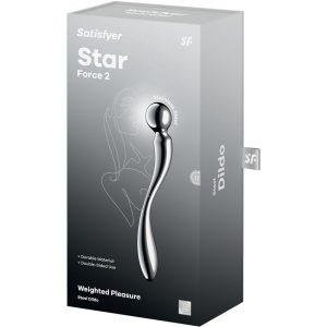 Satisfyer Dildo Star Force 2 Dubbele Dildo van Roestvrij Staal Satisfyer Dildo Star Force 2 Dubbele Dildo van Roestvrij Staal - Afbeelding 5