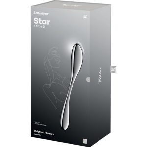 Satisfyer Dildo Star Force 3 Edelstahl Doppeldildo Satisfyer Dildo Star Force 3 Edelstahl Doppeldildo – Bild 5