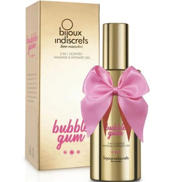 Bijoux Love Cosmetiques Bubble GUM 2-in-1 Geurende Massage- & Intimgel 100 ml