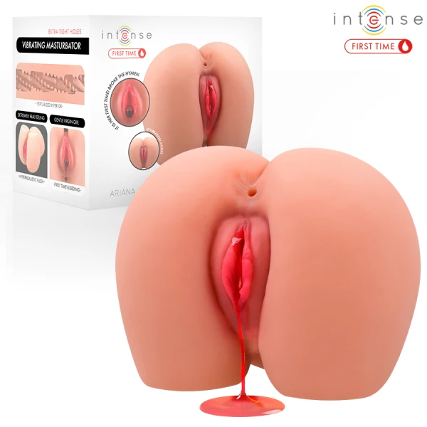 Intense Bodies & Masturbators Ariana Realistic Vibrating Masturbator met Bloeding