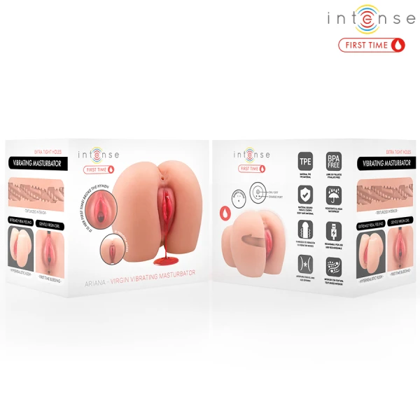 Intense Bodies & Masturbators Ariana Realistic Vibrating Masturbator met Bloeding