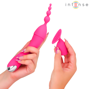 Intense High Tech Cher Vibrator met 20 modi en 4 opzetstukken Intense High Tech Cher Vibrator met 20 modi en 4 opzetstukken - Afbeelding 6