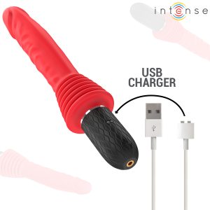 Intense High Tech Cynthia Afstandsbediening Stootvibrator met Verwarmingsfunctie Intense High Tech Cynthia Afstandsbediening Stootvibrator met Verwarmingsfunctie - Afbeelding 10