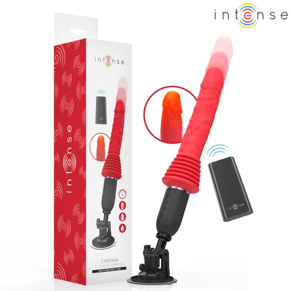 Intense High Tech Cynthia Afstandsbediening Stootvibrator met Verwarmingsfunctie