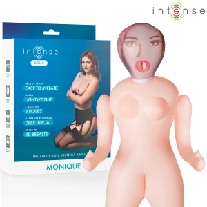 Intense Bodies & Masturbators Opblaasbare Erotiekpop Monique met drie openingen