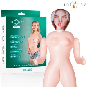 Intense Bodies & Masturbators aufblasbare Puppe Nicole mit drei Öffnungen