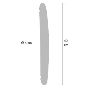 GET Real Dubbelzijdige Siliconen Dildo Caramel 40 cm GET Real Dubbelzijdige Siliconen Dildo Caramel 40 cm - Afbeelding 3