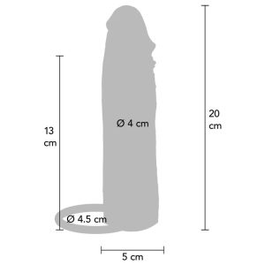 GET Real Siliconen Vibrerende Penishuls Hydrated Skin Karamel 20 cm GET Real Siliconen Vibrerende Penishuls Hydrated Skin Karamel 20 cm - Afbeelding 4