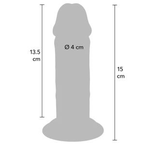 GET Real Deluxe TPE-dildo met dubbele dichtheid, 15 cm GET Real Deluxe TPE-dildo met dubbele dichtheid, 15 cm - Afbeelding 4