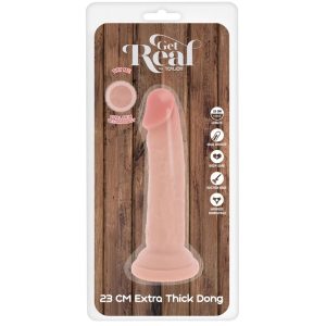 GET Real Deluxe Dildo met dubbele dichtheid, TPE, 23 cm GET Real Deluxe Dildo met dubbele dichtheid, TPE, 23 cm - Afbeelding 5