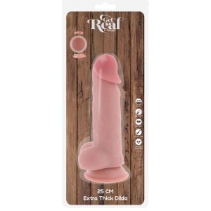 GET Real Deluxe Realistic Penis With Testicles Extra Thick 25 cm Dildo GET Real Deluxe Realistic Penis With Testicles Extra Thick 25 cm Dildo - Afbeelding 5
