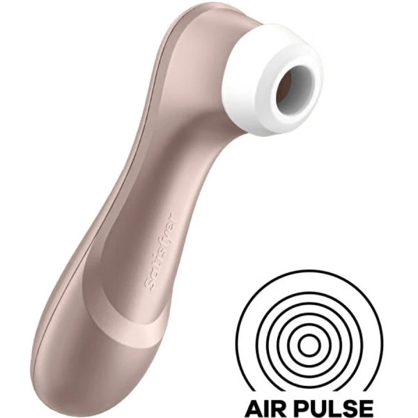 Satisfyer AIR Pulse Pro 2 Nieuwe Generatie 2 Opgelegde Vibrator met Druk Golven Satisfyer AIR Pulse Pro 2 Nieuwe Generatie 2 Opgelegde Vibrator met Druk Golven