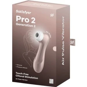 Satisfyer AIR Pulse Pro 2 Nieuwe Generatie 2 Opgelegde Vibrator met Druk Golven