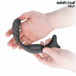 Addicted Toys Dubbele prostaatring met afstandsbediening, siliconen Addicted Toys Dubbele prostaatring met afstandsbediening, siliconen - Afbeelding 2