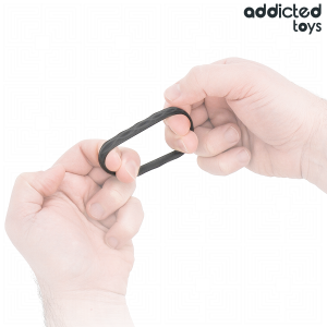 Addicted Toys Penisring-Set van siliconen, 4 maten Addicted Toys Penisring-Set van siliconen, 4 maten - Afbeelding 7