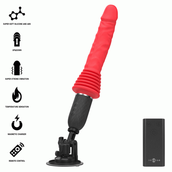 Intense High Tech Cynthia Afstandsbediening Stootvibrator met Verwarmingsfunctie
