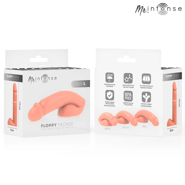MR. Intense Dildos Floppy Size L Realistic Packer aus Silikon
