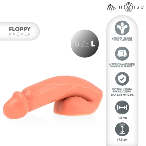 MR. Intense Dildos Floppy Size L Realistic Packer aus Silikon