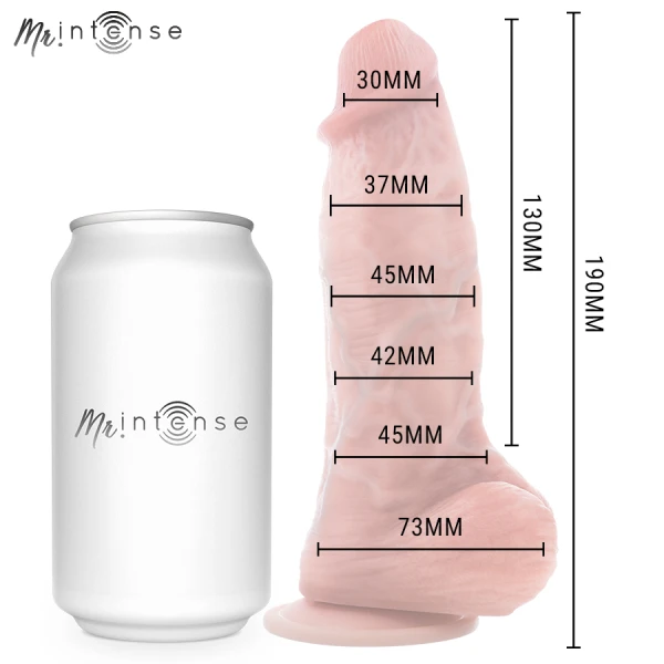 MR. Intense Dildos Silicone Dildo Spencer Small 19 cm with Testicles