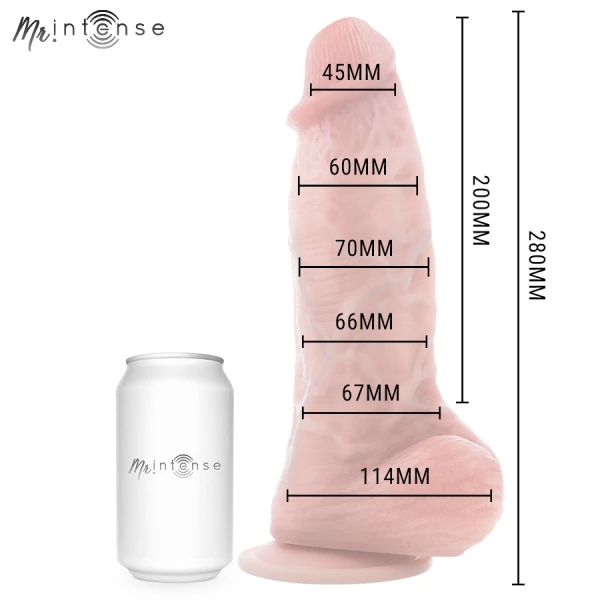 MR. Intense Dildos Silikon-Dildo Spencer Extra Big met Ballen 28 cm MR. Intense Dildos Silikon-Dildo Spencer Extra Big met Ballen 28 cm
