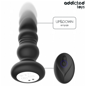 Addicted Toys Anale Vibrator met Stootfunctie en LED, 11,9 cm Addicted Toys Anale Vibrator met Stootfunctie en LED, 11,9 cm - Afbeelding 3