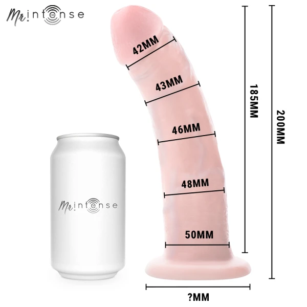 MR. Intense Dildos Terence Medium TPR-Dildo met zuignap 20 cm