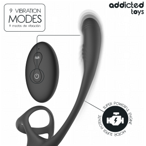 Addicted Toys Anal Vibrator with Testicle Stimulator and 360° Wave Motion Addicted Toys Anal Vibrator with Testicle Stimulator and 360° Wave Motion - Image 9
